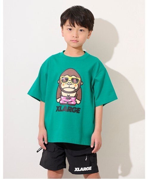 XLARGE KIDS（エクストララージキッズ）の「ナイロンショートパンツ（その他パンツ・キッズ・ブラック/グリーン・120cm/110cm/90cm/100cm/130cm/140cm）」の14枚目の写真