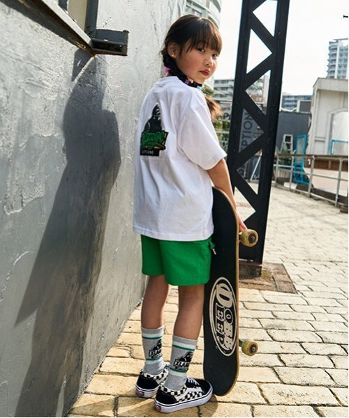XLARGE KIDS（エクストララージキッズ）の「ナイロンショートパンツ（その他パンツ・キッズ・ブラック/グリーン・120cm/110cm/90cm/100cm/130cm/140cm）」の18枚目の写真