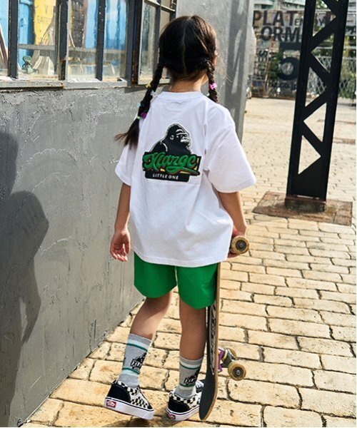 XLARGE KIDS（エクストララージキッズ）の「ナイロンショートパンツ（その他パンツ・キッズ・ブラック/グリーン・120cm/110cm/90cm/100cm/130cm/140cm）」の19枚目の写真