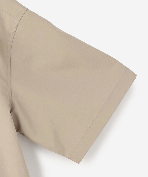 SCYE BASICS（サイベーシックス）の「SCYE BASICS | 〈別注〉ポリエステル 半袖ボタンダウンシャツ MEN（シャツ/ブラウス・メンズ・ベージュ/ネイビー/グレー・36/38/40）」の8枚目の写真