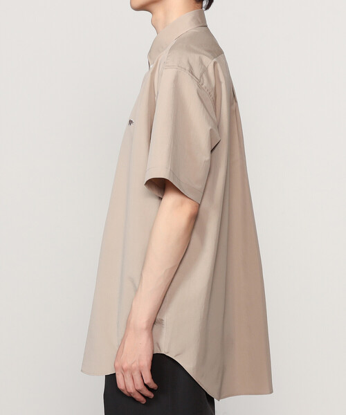 SCYE BASICS（サイベーシックス）の「SCYE BASICS | 〈別注〉ポリエステル 半袖ボタンダウンシャツ MEN（シャツ/ブラウス・メンズ・ベージュ/ネイビー/グレー・36/38/40）」の13枚目の写真