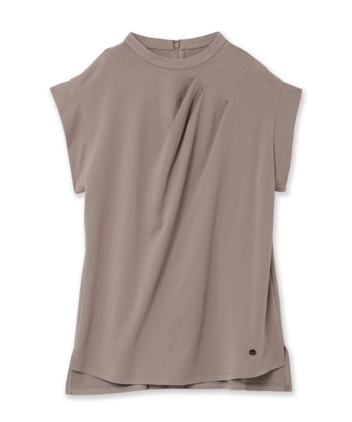 Audie a Muses(オーディアミューズ)の「アシンメトリータックプルオーバー(Tシャツ/カットソー・レディース・ブラウン/オフホワイト/ブラック・42/38)」の21枚目の写真
