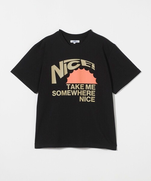 【NICE WEATHER】NICE T-SHIRT ロゴ Tシャツ 男女兼用 NICE WEATHER tシャツ 「NICE WEATHER」SIGNATURE Tシャツ