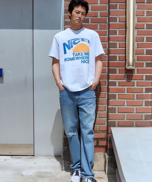 AN 　 NICE(ナイス)Ｔシャツ　6着 NICE WEATHER＞NICE Tシャツ（Tシャツ/カットソー）｜NICE
