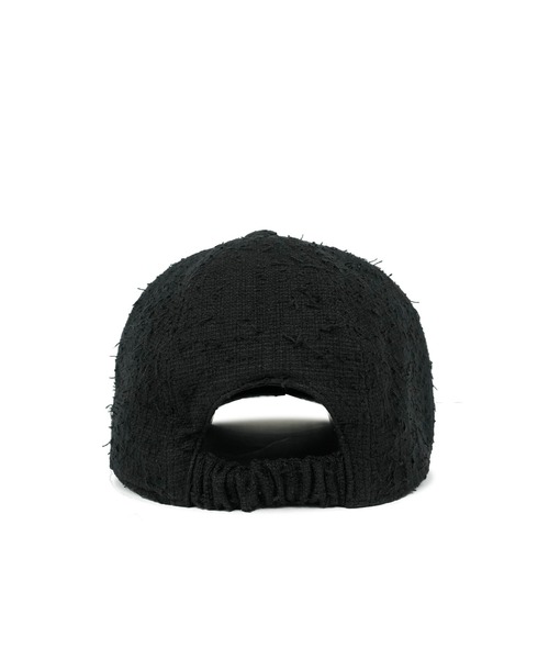 MSGM（エムエスジーエム）の「コットンブレンドツィード ベースボールキャップ（キャップ・レディース・ホワイト/ブラック・FREE）」の4枚目の写真