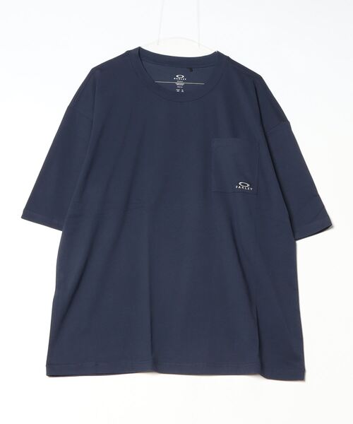 OAKLEY(オークリー)の「オークリー ENHANCE COOL COTTON TEE - RELAX(Tシャツ/カットソー・メンズ・サンドグレー/ホワイト/ネイビー/ブラック・3L/LL/L/M/S)」の4枚目の写真