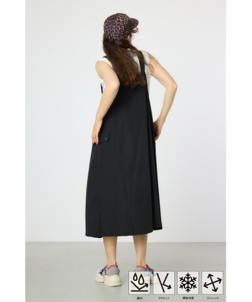 RODEO CROWNS WIDE BOWL（ロデオクラウンズワイドボウル）の「W/Rジャンパースカート（ジャンパースカート・レディース・ブラック/カーキ/オレンジ・FREE）」の6枚目の写真