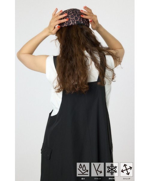 RODEO CROWNS WIDE BOWL（ロデオクラウンズワイドボウル）の「W/Rジャンパースカート（ジャンパースカート・レディース・ブラック/カーキ/オレンジ・FREE）」の8枚目の写真