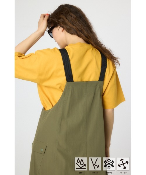 RODEO CROWNS WIDE BOWL（ロデオクラウンズワイドボウル）の「W/Rジャンパースカート（ジャンパースカート・レディース・ブラック/カーキ/オレンジ・FREE）」の13枚目の写真