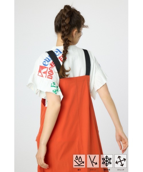 RODEO CROWNS WIDE BOWL（ロデオクラウンズワイドボウル）の「W/Rジャンパースカート（ジャンパースカート・レディース・ブラック/カーキ/オレンジ・FREE）」の19枚目の写真