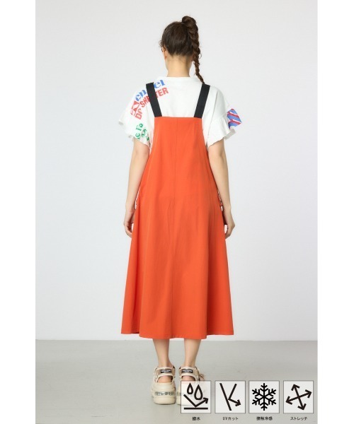 RODEO CROWNS WIDE BOWL（ロデオクラウンズワイドボウル）の「W/Rジャンパースカート（ジャンパースカート・レディース・ブラック/カーキ/オレンジ・FREE）」の22枚目の写真