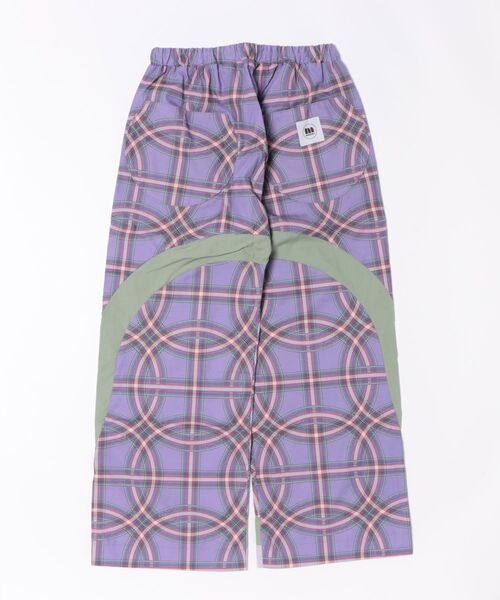 MONDEWORK(モンドワーク)の「サークルチェックラインパンツ(その他パンツ・メンズ・ベージュ/パープル・ONE SIZE)」の7枚目の写真