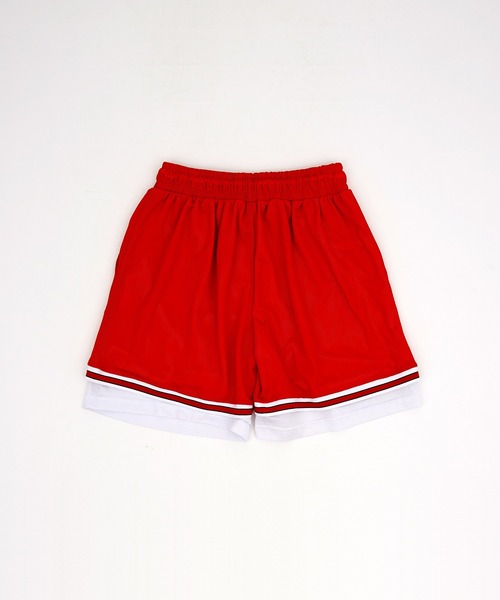 a.p.o.v.(エーピーオービー)の「a.p.o.v. CHICAGOロゴオーバーサイズメッシュハーフパンツ(その他パンツ・メンズ・ブラック/レッド・ONESIZE)」の10枚目の写真