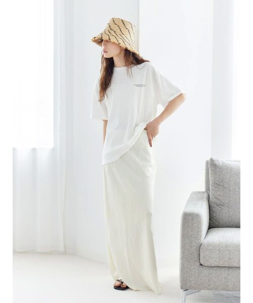 Ungrid（アングリッド）の「【La】フィットフレアスカート（スカート・レディース・ベージュ/オフホワイト/ブラック・MEDIUM/SMALL）」の5枚目の写真