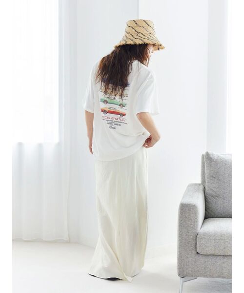 Ungrid（アングリッド）の「【La】フィットフレアスカート（スカート・レディース・ベージュ/オフホワイト/ブラック・MEDIUM/SMALL）」の7枚目の写真