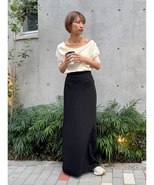 Ungrid フィットフレアスカート　ロングスカート　新品 Ungrid 【SALE】スカート アングリッド フィットフレアスカート