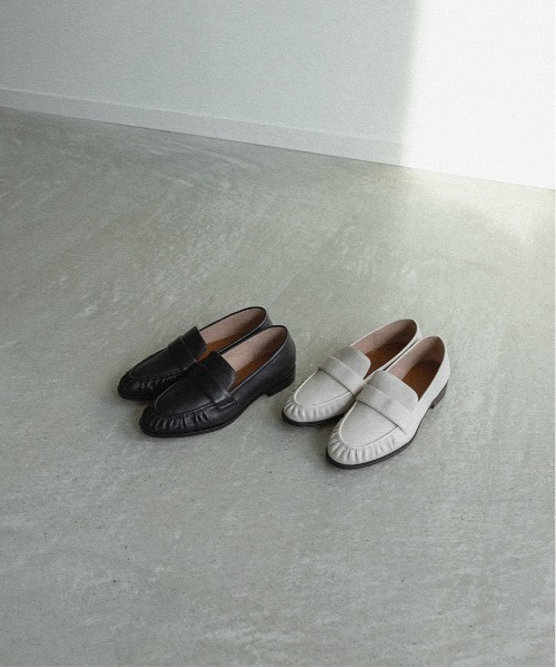 nagata Shoes ホワイト フリンジ付きローファー 未使用 　白 セール】レザー ソフトローファー（ローファー）｜RANDA（ランダ