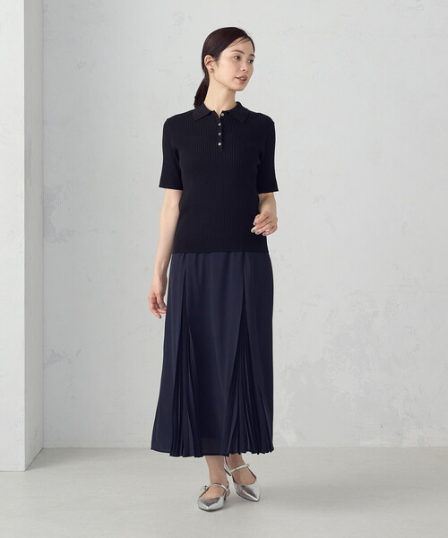 COMME CA ISM(コムサイズム)の「切替プリーツデザイン スカート(スカート・レディース・ネイビー/カーキ・MEDIUM/LARGE)」の21枚目の写真