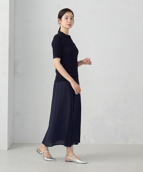 COMME CA ISM(コムサイズム)の「切替プリーツデザイン スカート(スカート・レディース・ネイビー/カーキ・MEDIUM/LARGE)」の22枚目の写真