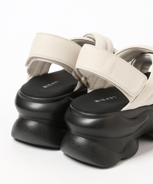 LEPSIM（レプシィム）の「パデッドクロスサンダル　494467（サンダル・レディース・アイボリー/ブラック・MEDIUM/LARGE）」の21枚目の写真