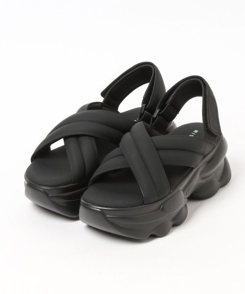 LEPSIM（レプシィム）の「パデッドクロスサンダル　494467（サンダル・レディース・アイボリー/ブラック・MEDIUM/LARGE）」の8枚目の写真