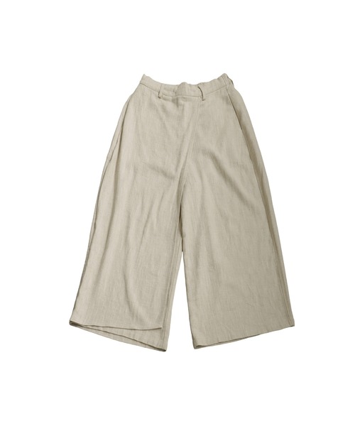 antiqua(アンティカ)の「リネンカフェパンツ(その他パンツ・レディース・ブラック/ナチュラル・ONESIZE)」の17枚目の写真