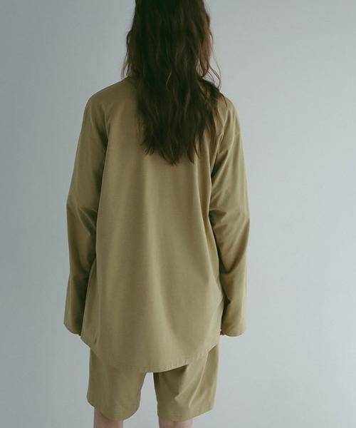 ETRE Tokyo three dots パウダリーコットンジャケット three dots パウダリーコットンジャケット（テーラード