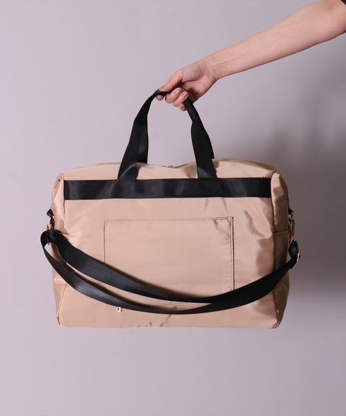 BAYBLO(ベイブロ)の「(LF)【LCC機内対応】7ポケット/20L 2WAY 高密度素材 トラベル ボストンバッグ(ボストンバッグ・レディース・ブラック/チャコールグレー/ネイビー/ベージュ・ONE SIZE)」の9枚目の写真