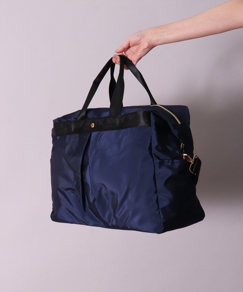 BAYBLO(ベイブロ)の「(LF)【LCC機内対応】7ポケット/20L 2WAY 高密度素材 トラベル ボストンバッグ(ボストンバッグ・レディース・ブラック/チャコールグレー/ネイビー/ベージュ・ONE SIZE)」の11枚目の写真