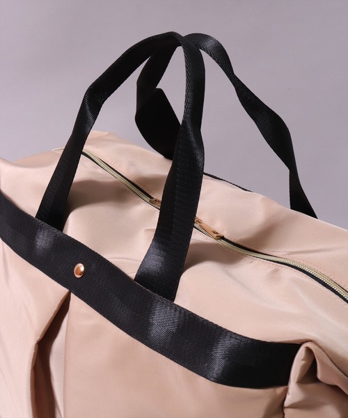 BAYBLO(ベイブロ)の「(LF)【LCC機内対応】7ポケット/20L 2WAY 高密度素材 トラベル ボストンバッグ(ボストンバッグ・レディース・ブラック/チャコールグレー/ネイビー/ベージュ・ONE SIZE)」の16枚目の写真