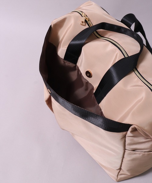 BAYBLO(ベイブロ)の「(LF)【LCC機内対応】7ポケット/20L 2WAY 高密度素材 トラベル ボストンバッグ(ボストンバッグ・レディース・ブラック/チャコールグレー/ネイビー/ベージュ・ONE SIZE)」の14枚目の写真