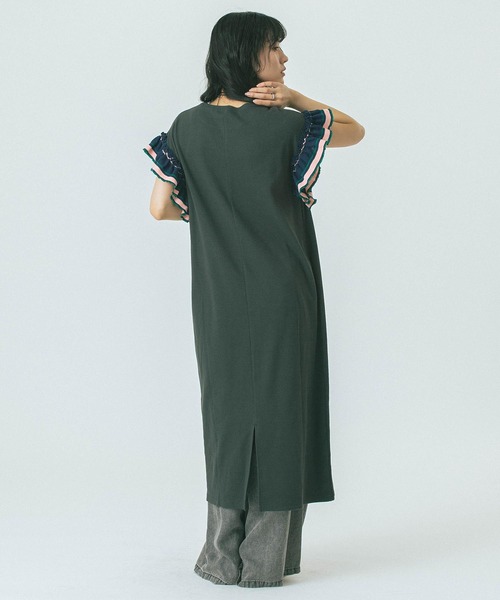 セール】FRILL SLEEVE DRESS（ワンピース）｜ROSE BUD（ローズ