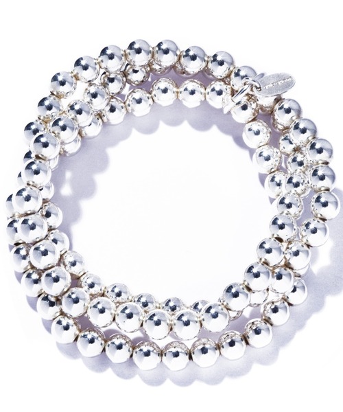 quip queint(クイップクエイント)の「【quip queint】three bowling bracelet M/スリー ボウリング ブレスレット M(ブレスレット・レディース・シルバー・FREE)」の3枚目の写真