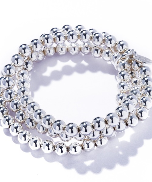 quip queint(クイップクエイント)の「【quip queint】three bowling bracelet M/スリー ボウリング ブレスレット M(ブレスレット・レディース・シルバー・FREE)」の4枚目の写真