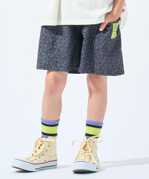 SHOO・LA・RUE（シューラルー）の「【100-150cm／撥水】サイドポケット総柄ハーフパンツ（その他パンツ・キッズ・チャコールグレー/ライトベージュ・10/11/12/13/14/15 ）」の12枚目の写真