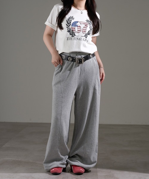 apres jour mignon(アプレジュールミニョン)の「カスレプリントTシャツ【ZOZOTOWN限定アイテム】(Tシャツ/カットソー・レディース・ホワイト系その他2/ナチュラル/ブラック系その他/ブラック/ホワイト系その他/オフホワイト・X-LARGE/フリー)」の11枚目の写真