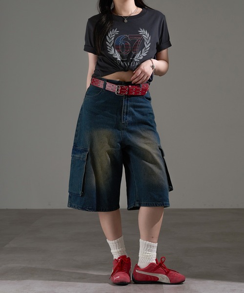 apres jour mignon(アプレジュールミニョン)の「カスレプリントTシャツ【ZOZOTOWN限定アイテム】(Tシャツ/カットソー・レディース・ホワイト系その他2/ナチュラル/ブラック系その他/ブラック/ホワイト系その他/オフホワイト・X-LARGE/フリー)」の21枚目の写真
