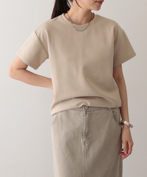 セール】ソリッドカラー クルーネック 半袖 ベーシック Tシャツ