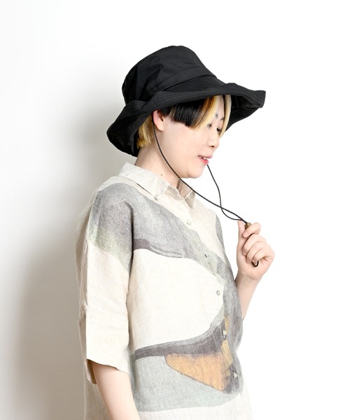 UVカット つば広 紐付きブリムハット（ハット）｜MARAI
