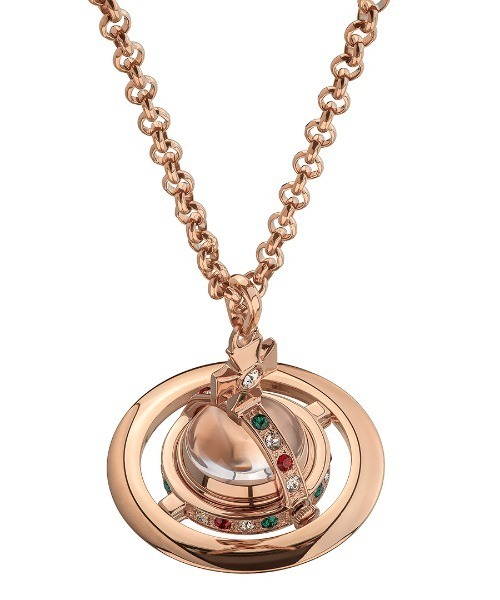 Vivienne Westwood「ORB WATCH ネックレス」がローズゴールド