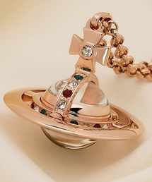 Vivienne Westwood（ヴィヴィアンウエストウッド）の「「Vivienne Westwood/ヴィヴィアン・ウエストウッド」オーブ ウォッチ ネックレス - ローズゴールド（ネックレス）」
