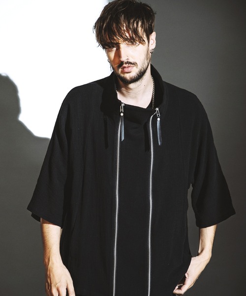 NO ID.（ノーアイディ）の「オフタートルW-ZIPライダースJKT（ジャケット)（ライダースジャケット・メンズ・グレー/ブラック・ONE SIZE）」の6枚目の写真