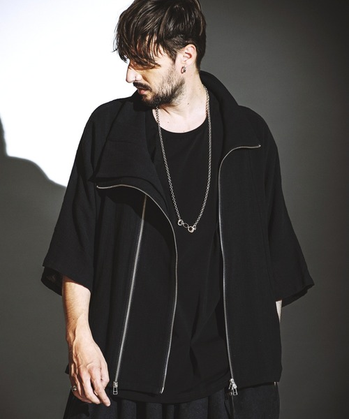 NO ID.（ノーアイディ）の「オフタートルW-ZIPライダースJKT（ジャケット)（ライダースジャケット・メンズ・グレー/ブラック・ONE SIZE）」の10枚目の写真