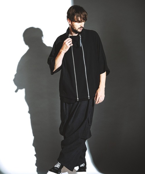 NO ID.（ノーアイディ）の「オフタートルW-ZIPライダースJKT（ジャケット)（ライダースジャケット・メンズ・グレー/ブラック・ONE SIZE）」の14枚目の写真