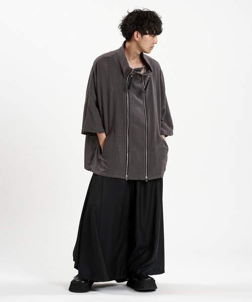 ノーアイディ ライダースジャケット 良品 NO ID BLACK ノーアイディー ブラック ダブルライダース