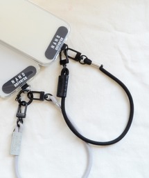 NANO universe | ナノユニバース [ハンドストラップ] フォンタブ付き スマホストラップ(スマホグッズ)