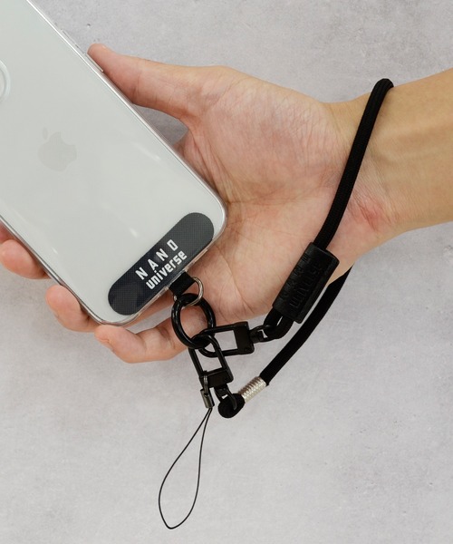 NANO universe（ナノユニバース）の「ナノユニバース [ハンドストラップ] フォンタブ付き スマホストラップ（スマホグッズ・レディース・グレー/ベージュ/ブラック/ブラウン・ONE SIZE）」の22枚目の写真