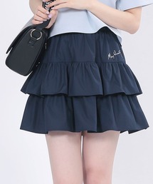 すぐ届く☆MARY QUANT ミニスカート フリル パンツ型裏地付き◎ ダブルプリーツミニ スカート（スカート）｜MARY QUANT（マリー