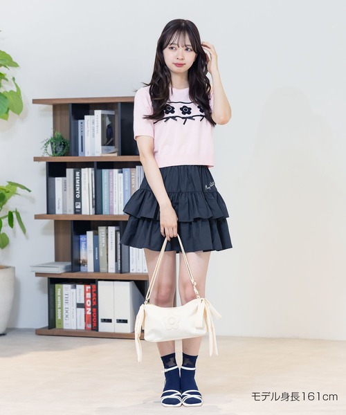 セール】サインロゴフリルミニ スカート（スカート）｜MARY QUANT