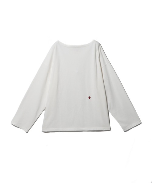 ESTNATION（エストネーション）の「aftersunshine / ボートネック ロングスリーブカットソー（Tシャツ/カットソー・メンズ・ネイビー/ホワイト・LARGE/MEDIUM）」の11枚目の写真